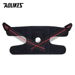 Bộ 2 đai bó bảo vệ đầu gối AOLIKES YE-7909 có nẹp lò xo hỗ trợ dây chằng khớp gối Pressurized knee support - Hàng Chính Hãng