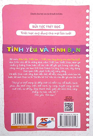 Sách Bữa Tiệc Triết Học - Triết Học Ứng Dụng Cho Mọi Lứa Tuổi - Tình Yêu Và Tình Bạn