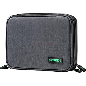 Hộp đựng ổ cứng nhựa 2 lớp Ugreen LP139 50147 - Hàng chính hãng