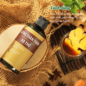 Gừng toàn thân hạ thổ giữ ấm cơ thể, lưu thông khí huyết, giảm đau nhức Wonmom 200ml