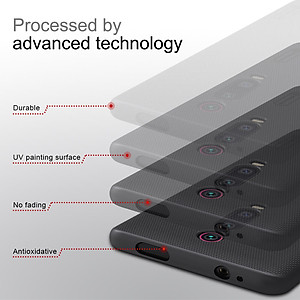 Ốp Lưng Sần Chống Sốc Cho Xiaomi Redmi K20 / K20 Pro hiệu Nillkin (Đính kèm giá đỡ hoặc miếng dán từ tính) - Hàng Chính Hãng