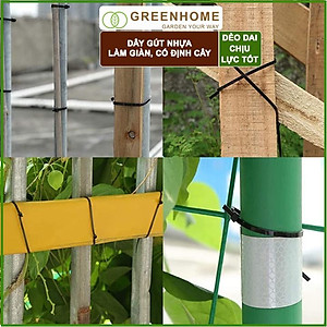 Dây rút nhựa màu Đen D10cm siêu bền, dẻo, làm giàn, đỡ trái, cố định hàng rào, dây cáp điện.