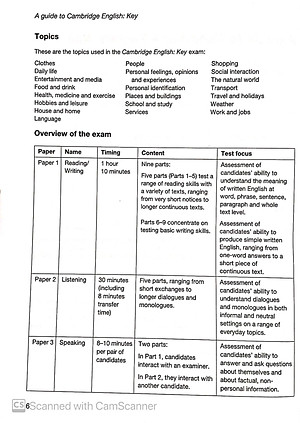Cambridge English KEY - Key English Test 6 with Answers