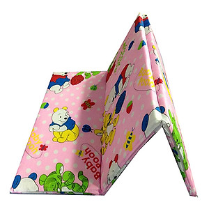 Nệm Pe Hàn Quốc (1m4x1m95x3cm) Gấp 3 - Giao Màu Ngẫu Nhiên