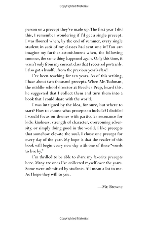 Sách 365 Days of Wonder: Mr. Browne's Precepts