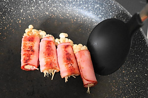 Muôi múc canh đầu silicone Echo Metal 25.5cm hàng nội địa Nhật Bản