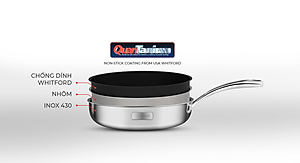 Bộ Nồi Chảo Inox 304 3 Lớp Đáy Liền Cao Cấp Elmich Trimax El3742 - 4 Chiếc Size 18cm, 20cm, 26cm và Chảo 26cm