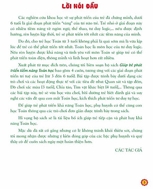 Sách Giúp Bé Phát Triển Tiềm Năng Toán Học 6 Tuổi