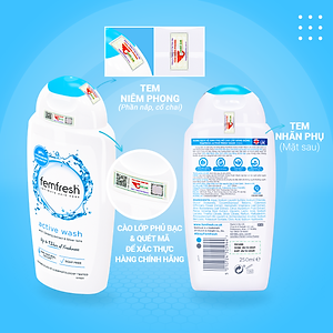Dung dịch vệ sinh cho cả nữ và nam Femfresh Anh giúp làm sạch sẽ, thơm mát, ngăn ngừa viêm, ngứa, nấm phụ khoa - OZ Slim Store