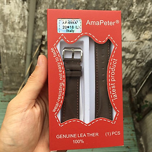 Bộ Dây Da Thay Thế Cho Đồng Hồ Đeo Tay Nam Nữ Nhiều Size