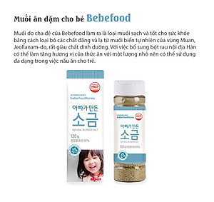 Muối ăn dặm cho bé Bebefood Hàn Quốc