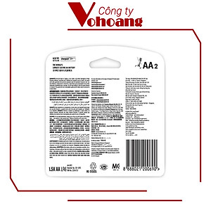 Pin AA Energizer Max E91 BP2