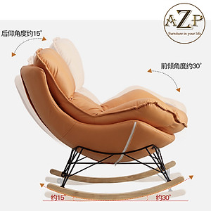 Ghế Thư Giãn Nhập khẩu 100% Cưc Êm, Tuyệt Vời Cho Không Gian Nhà Bạn AZP-RL 699 - MÀU HỒNG  (Tặng kèm gác chân)