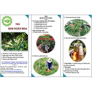 TRÀ KIM NGÂN HOA (100% NỤ HOA) CHAI 30G - THÁI MINH NGUYÊN