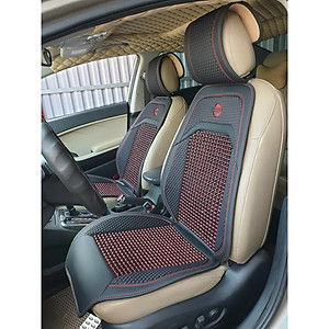 Bộ  Áo Ghế Hạt Gỗ Massage Cao Cấp- Chống Nóng, Trượt Dùng Cho Ô tô, Xe hơi, Văn phòng