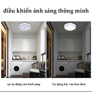 Đèn năng lượng mặt trời loại ốp trần ( gắn phòng khách )
