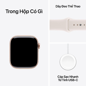 Apple Watch Series 11 GPS (Viền nhôm, dây cao su)