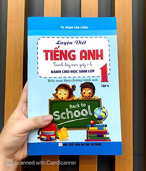 Sách Luyện Viết Tiếng Anh Trình Bày Trên Giấy Ô Li Dành Cho Học Sinh Lớp 1 - Tập 2
