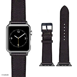 Dây Apple Watch 49mm 45mm 44mm 42mm, Chất Liệu Da Bò Cao Cấp, Dây Đeo Phong Cách Cổ Điển, Tương Thích Các Phiên Bản Series Ultra2/Ultra/SE2/SE/10/9/8/7/6/5/4/3/2/1
