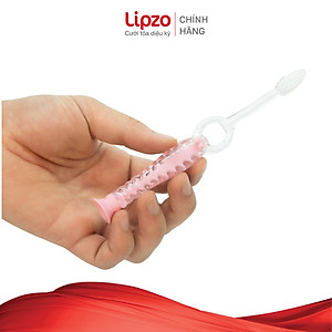 Bàn Chải Đánh Răng LIPZO Kids 1 Lông Chỉ Tơ Nha Khoa Kháng Khuẩn Mềm Mảnh Dành Cho Bé Từ 2 Tuổi Trở Lên