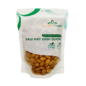 Hạt hạnh nhân ăn liền Sức Khỏe Xanh, nhập khẩu chính ngạch từ Úc/Mỹ  (Roasted Almonds)