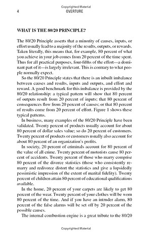 Sách The 80/20 Principle: The Secret to Success by Achieving More with Less