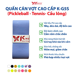 Quấn Cán Vợt KINGTEK K-G5S | Overgrip Cao Cấp Cho Pickleball  - Cầu Lông - Tennis | Êm Tay – Chống Trượt – Hút Mồ Hôi