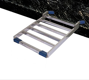 CẦU ĐI XE MÁY INOX  kt 46x40cm