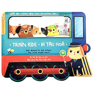 Combo: Bộ Sách Tương Tác: Let's Go- Chúng mình cùng lên đường nào ( 4 Cuốn) - Đi tàu hỏa + Bến Xe Buýt + Nông Trại Vui Vẻ + Đi Tàu Thủy