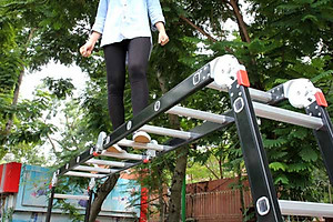 Thang Nhôm Đa Năng 4 Đoạn 16 Bậc Advindeq ADM104 