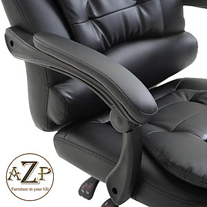 Ghế Giám Đốc, Ghế Văn Phòng  AZP FURNITURE Ergonomic AZP-9123 Kem - Nhóm Siêu Êm, Ngả Lưng relax tích hợp Massage