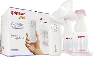 Máy hút sữa điện đôi GoMini Pigeon (HSD: 03/2025)