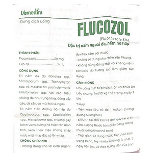Vemedim Flucozol Dạng Uống hoặc Bôi cho Chó Mèo, Tri Nấm Ngoài Da, Nấm Hô Hấp - Chai 30ml