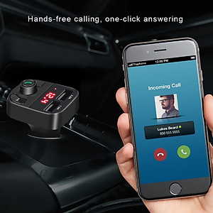 Tẩu Nghe Nhạc Mp3 Blutooth Cho Xe Ô Tô Thương Hiệu D.E.L