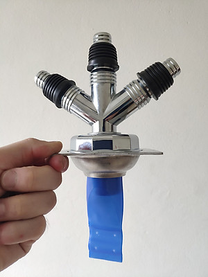 Bộ thoát nước máy giặt, thoát nước thải, nước thoát sàn nhà tắm, vệ sinh kiêm chống mùi hôi, ngăn côn trùng trào ngược – Bộ chia 3, MIHOCO 312