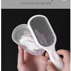 Cây Chà Gót Chân Bản To, Tẩy Da Chết 2 Mặt Bằng Thép, Kèm Hộp Đựng Tiện Lợi - HÀNG CHÍNH HÃNG MINIIN