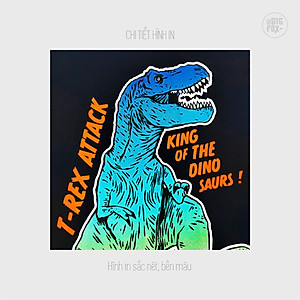 Áo bé trai BIGFOX - MISS MEOW thu đông, áo dài tay cho bé size đại hình KHỦNG LONG T-Rex ATTACK 11 - 38 kg