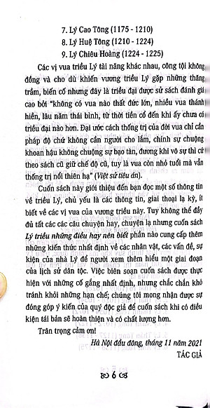Lý Triều Những Điều Hay Nên Biết