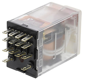 | CHÍNH HÃNG | Relay trung gian RXM4AB2P7 Schneider 14 chân, điện điều khiển 220 Vac