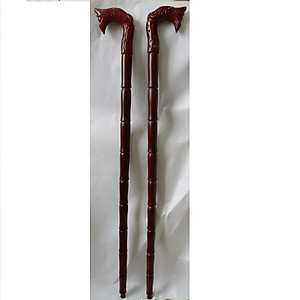 Gậy batoong gỗ chống trơn trượt cho người già