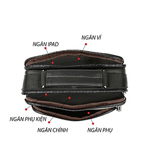 Túi đeo chéo nam DA BÒ THẬT phong cách mới  - BEE GEE DCN9240