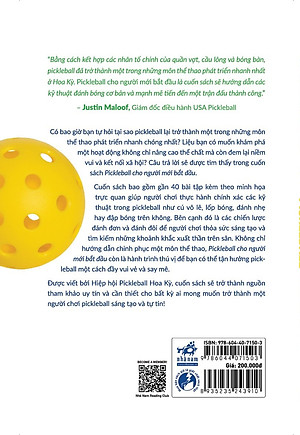 Sách Pickleball cho người mới bắt đầu