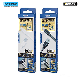 Cáp sạc và truyền dữ liệu 2.4A Remax RC-138a USB to TypeC  - Hàng chính hãng