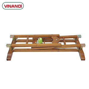 Nôi Em Bé Tự Động VINANOI-VNN301M Gỗ Thông Cao Cấp Vừa Làm Nôi Vừa Làm Võng Màu Cánh Gián