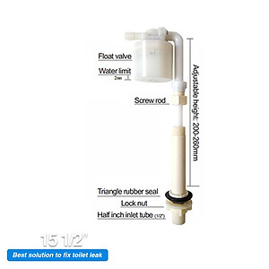 Bộ cấp nước bồn cầu - Bộ cấp nước két nước vệ sinh sử dụng phao cơ thông minh