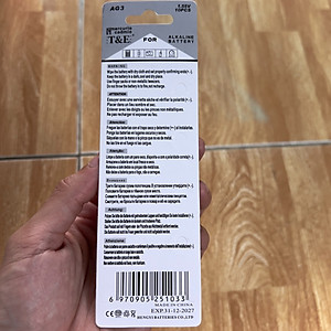 10 Viên Pin Cúc Áo LR41 - AG3 - L736 Vinnic 1,5V