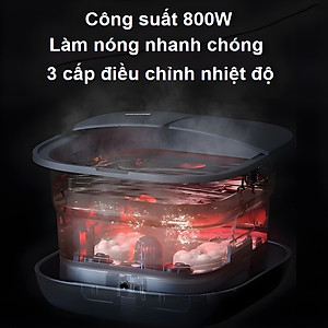 Bồn ngâm chân, kiêm máy massage chân tự động Thương hiệu Hà Lan cao cấp Philips - PPM5103F (HÀNG CHÍNH HÃNG)