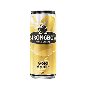 Thùng 24 Lon Nước Táo Lên Men Strongbow Vị Táo Nguyên Bản 320ml/lon