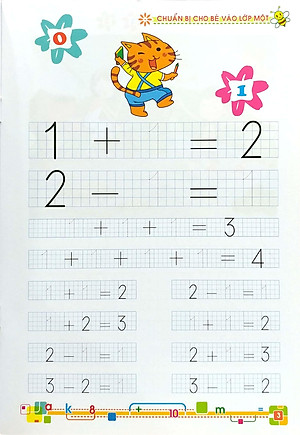 Sách Chuẩn Bị Cho Bé Vào Lớp Một - Làm Quen Với Chữ Số (Tập 2)
