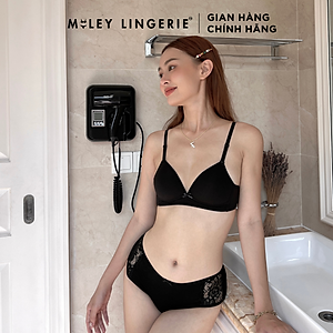 Combo 4 Quần Lót Nữ Lưng Cao Modal Phối Ren Active Miley Lingerie Màu Đen - FDS0125
